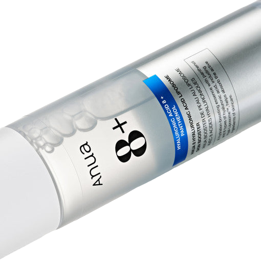 Imagem de Anua 8 Hyaluronic Acid Liposome Skin Booster, com fórmula de hidratação profunda e revitalização, ideal para pele seca e desidratada.