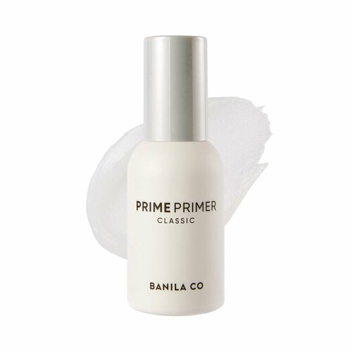 Imagem do BANILA CO Prime Primer Classic, formulado para controlar a oleosidade e reduzir a aparência dos poros, proporcionando uma base suave para a maquiagem e garantindo uma pele aveludada e uniforme. Ideal para pele oleosa e mista. Perfeito para manter o acabamento matte ao longo do dia, sem obstruir os poros.