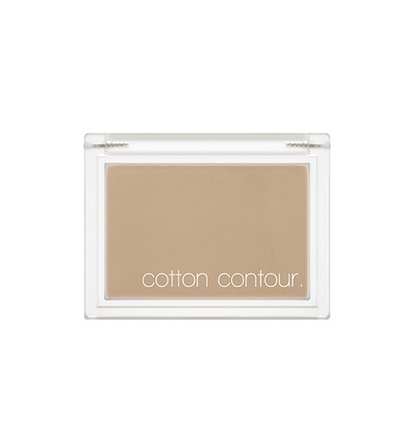 Imagem do MISSHA Cotton Contour, com textura suave e leve, que proporciona uma definição natural ao rosto. Ideal para todos os tipos de pele, esse produto oferece um contorno delicado e fácil de aplicar, garantindo um acabamento impecável e sem esforço, para realçar seus traços com naturalidade.