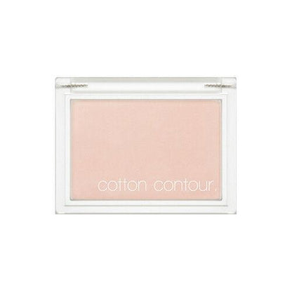 Imagem do MISSHA Cotton Contour, com textura suave e leve, que proporciona uma definição natural ao rosto. Ideal para todos os tipos de pele, esse produto oferece um contorno delicado e fácil de aplicar, garantindo um acabamento impecável e sem esforço, para realçar seus traços com naturalidade.