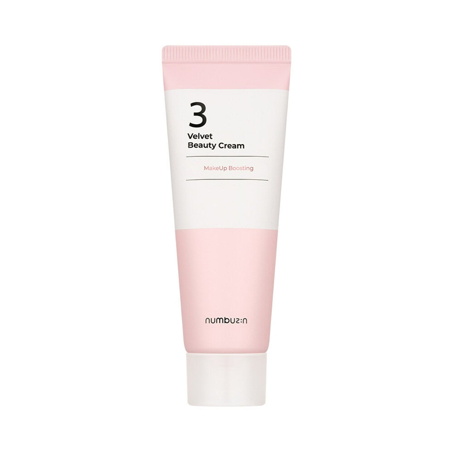 Imagem do Numbuzin No.3 Velvet Beauty Cream, formulado para oferecer hidratação intensa e um acabamento aveludado, deixando a pele macia e radiante. Ideal para todos os tipos de pele, proporcionando suavidade e luminosidade duradoura ao longo do dia, sem sensação pegajosa.