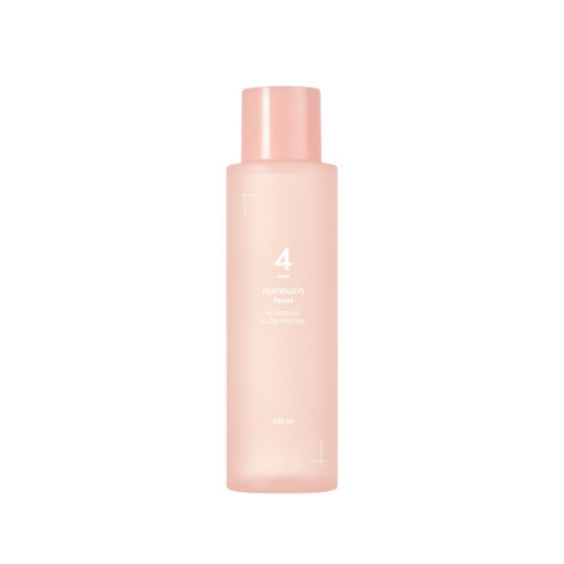 Imagem do Numbuzin No.4 Hydrating Glow Mineral Toner, formulado com minerais nutritivos que hidratam profundamente e promovem um brilho natural. Ideal para todos os tipos de pele, proporcionando uma aparência suave e radiante, com hidratação duradoura e revitalização da pele.